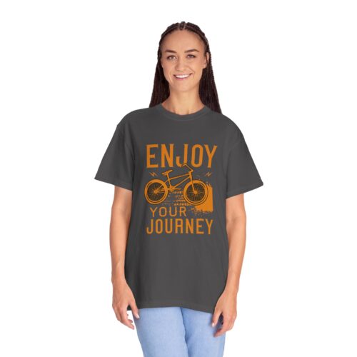 Adventure-Inspired Unisex T-Shirt, Enjoy Your Journey Tee, Cycling Gift, Travel Tee, Summer Casual Wear, Bike Lover Shirt. - Image 44