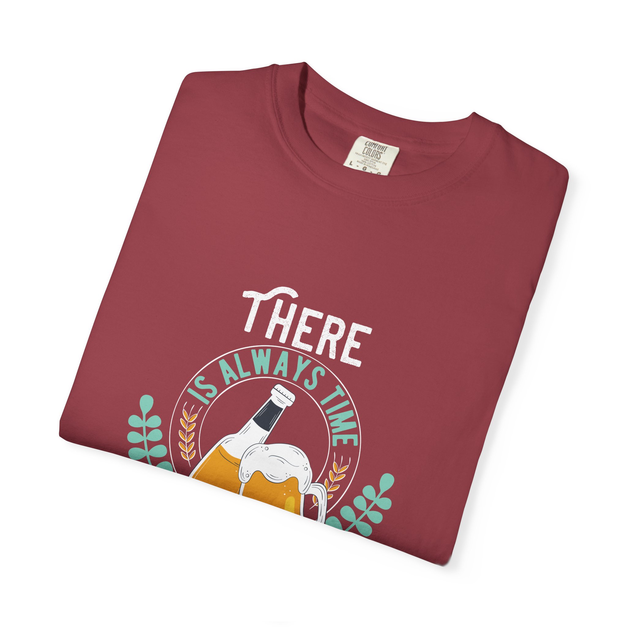 Beer Lover's Garment-Dyed T-Shirt | Fun Gift for Brewers, Birthdays, Gatherings, Summer Parties, Casual Wear. - Image 42