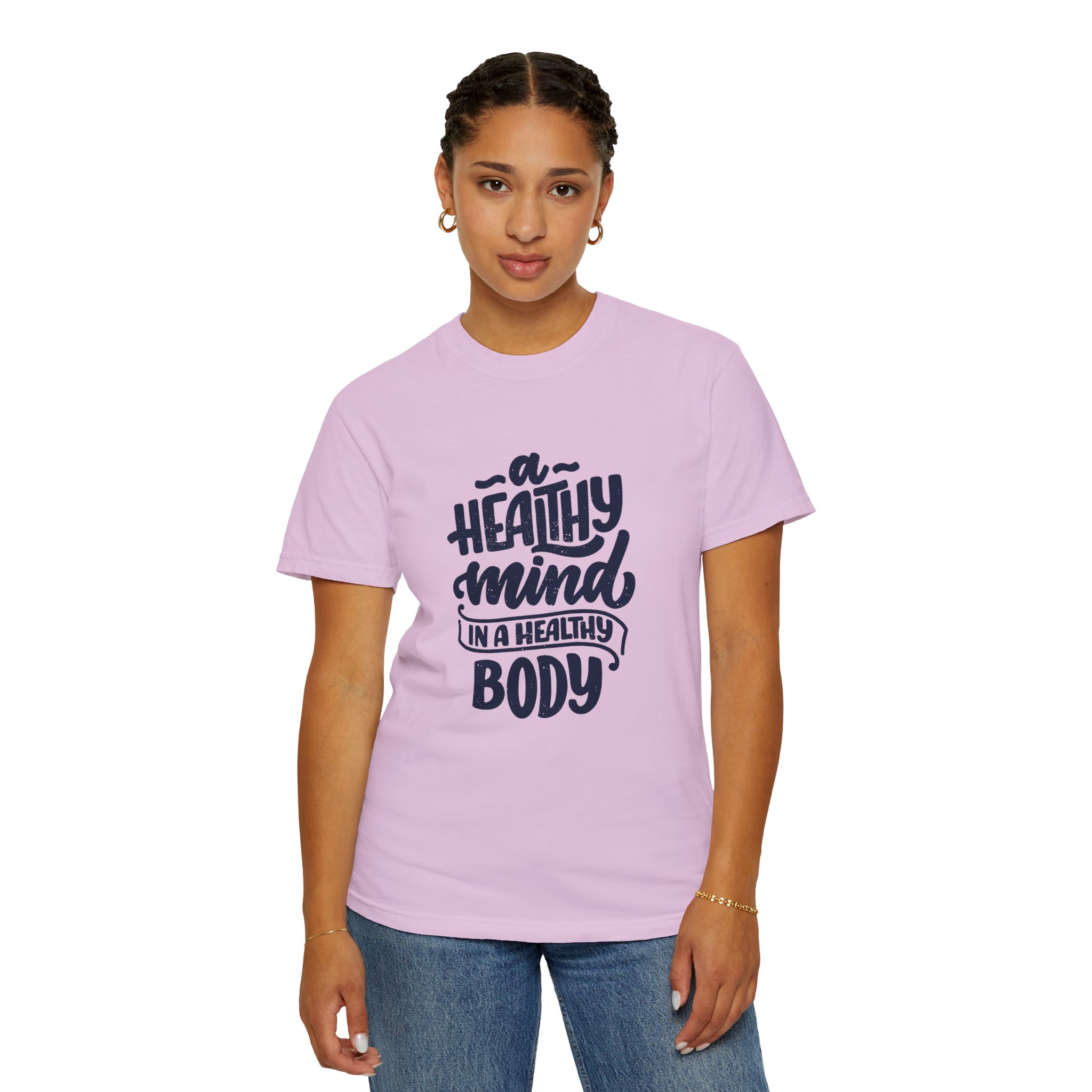 Unisex Motivational T-Shirt - "A Healthy Mind in a Healthy Body" - Fitness Apparel, Gift for Wellness Enthusiasts - Image 21