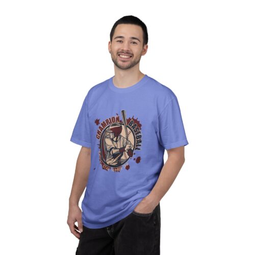 Championship Baseball T-Shirt for Sports Lovers, Unisex Garment-Dyed Tee for Athletes, Perfect Gift for Baseball Fans, Casual Wear. - Image 27
