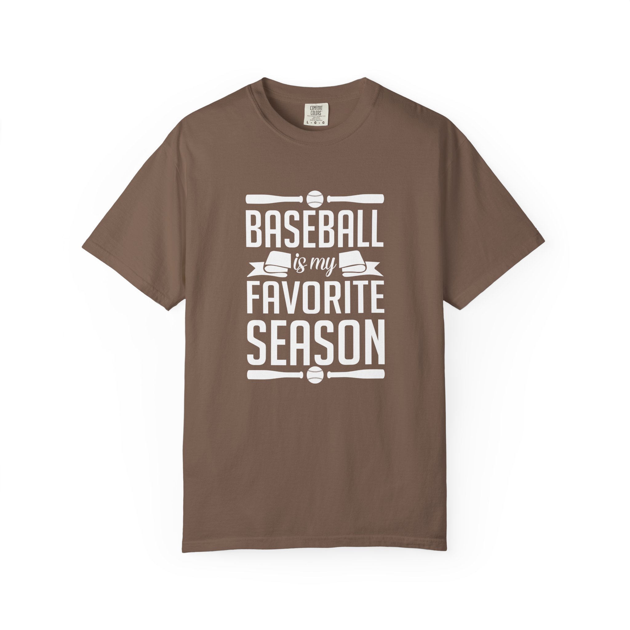 Baseball Favorite Season T-Shirt, Unisex Garment-Dyed Tee, Sporty Apparel, Gift for Baseball Lovers, Summer Wear, Casual Style. - Image 25