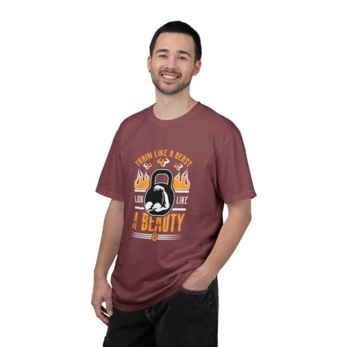 Beast & Beauty Gym T-shirt, Motivational Workout Shirt, Fitness Apparel, Gift for Gym Lovers, Unisex Tee. - Image 43
