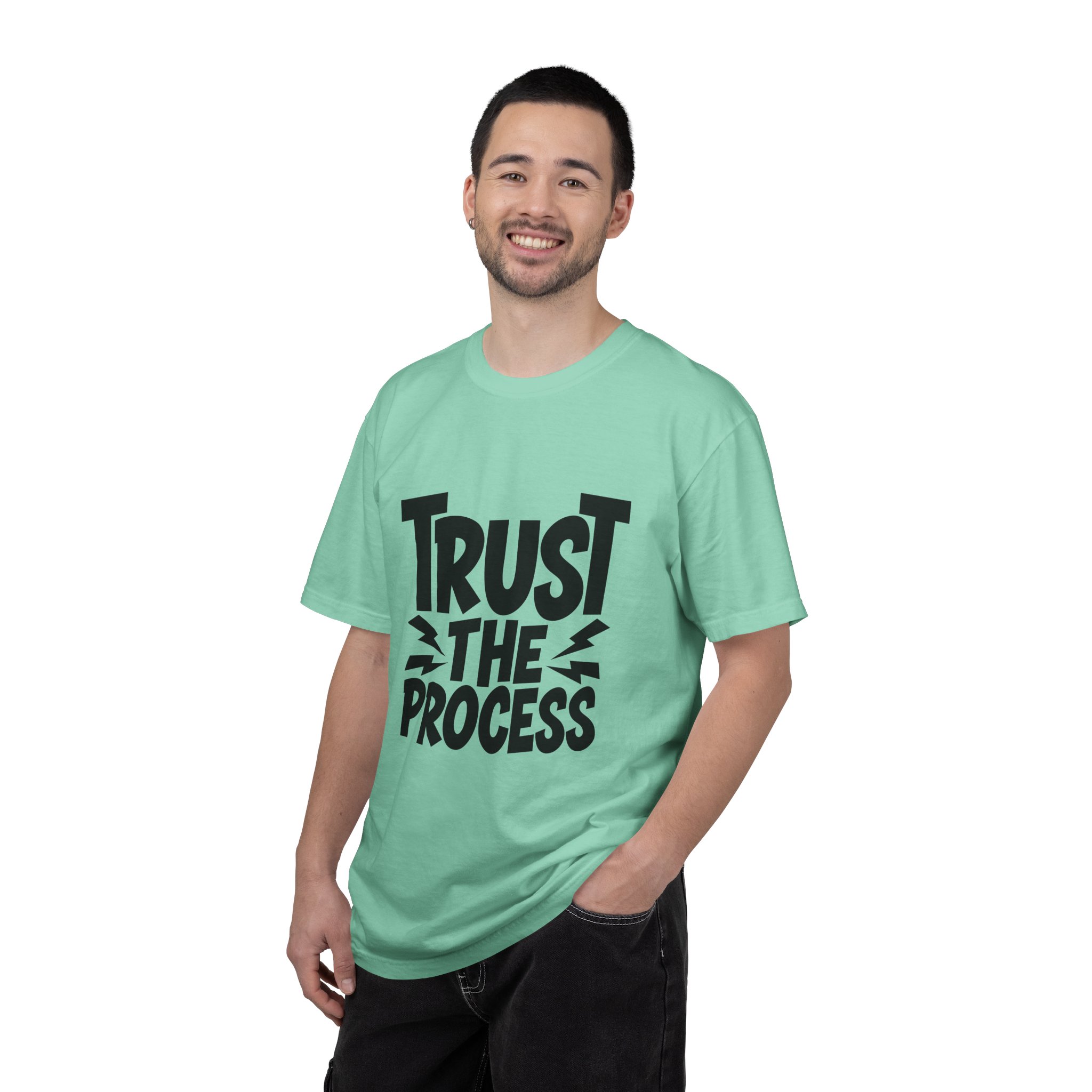 Trust the Process Unisex Garment-Dyed T-shirt, Motivational Tee, Casual Wear, Inspiring Shirt, Everyday Style. - Image 27