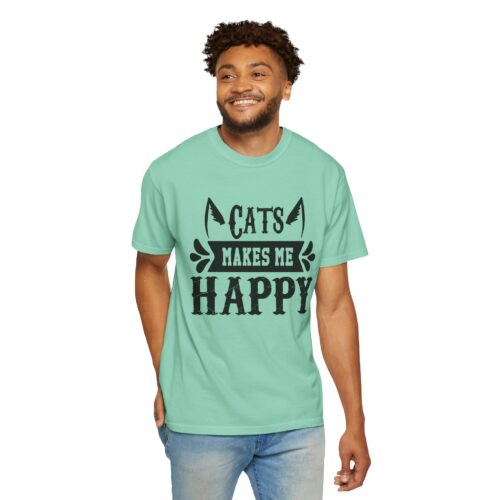 Cats Make Me Happy Unisex T-Shirt, Cat Lover Gift, Funny Tee, Animal Lovers Apparel, Gift for Her. - Image 31