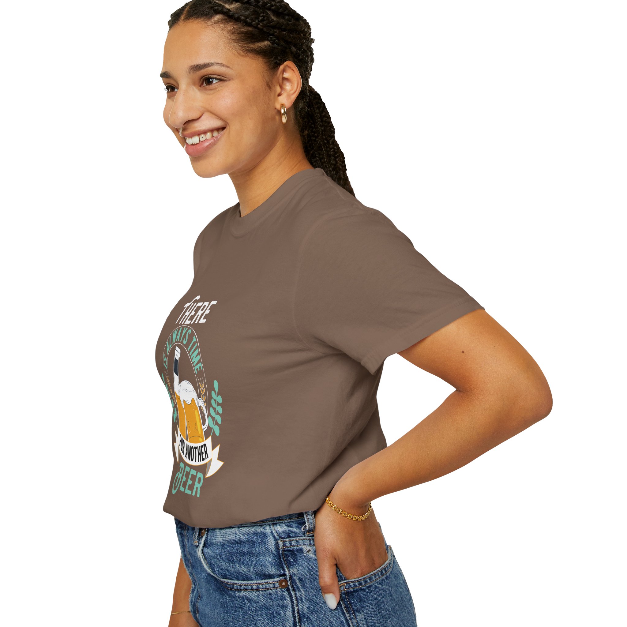 Beer Lover's Garment-Dyed T-Shirt | Fun Gift for Brewers, Birthdays, Gatherings, Summer Parties, Casual Wear. - Image 30