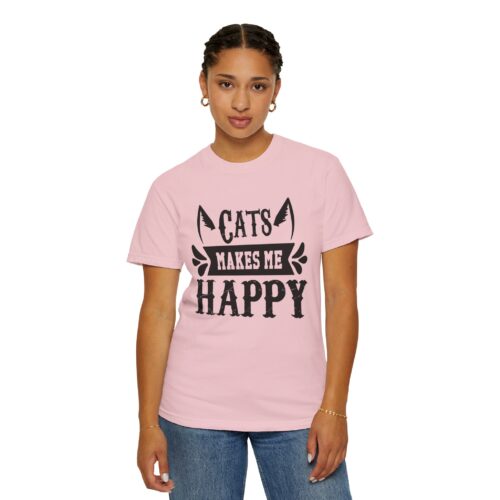 Cats Make Me Happy Unisex T-Shirt, Cat Lover Gift, Funny Tee, Animal Lovers Apparel, Gift for Her. - Image 45
