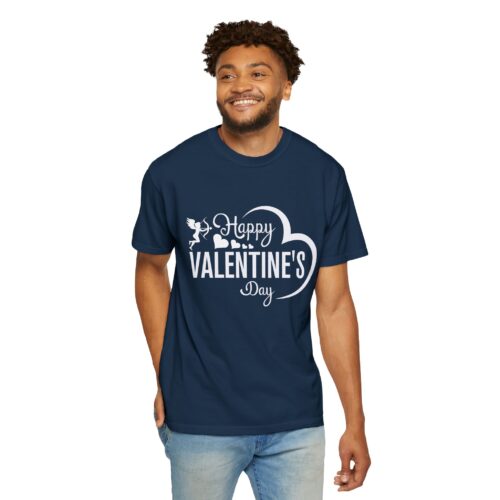 Unisex Garment-Dyed T-shirt for Valentine's Day, Cute Couple Shirt, Love-themed Tee, Perfect Gift, Holiday Apparel. - Image 39