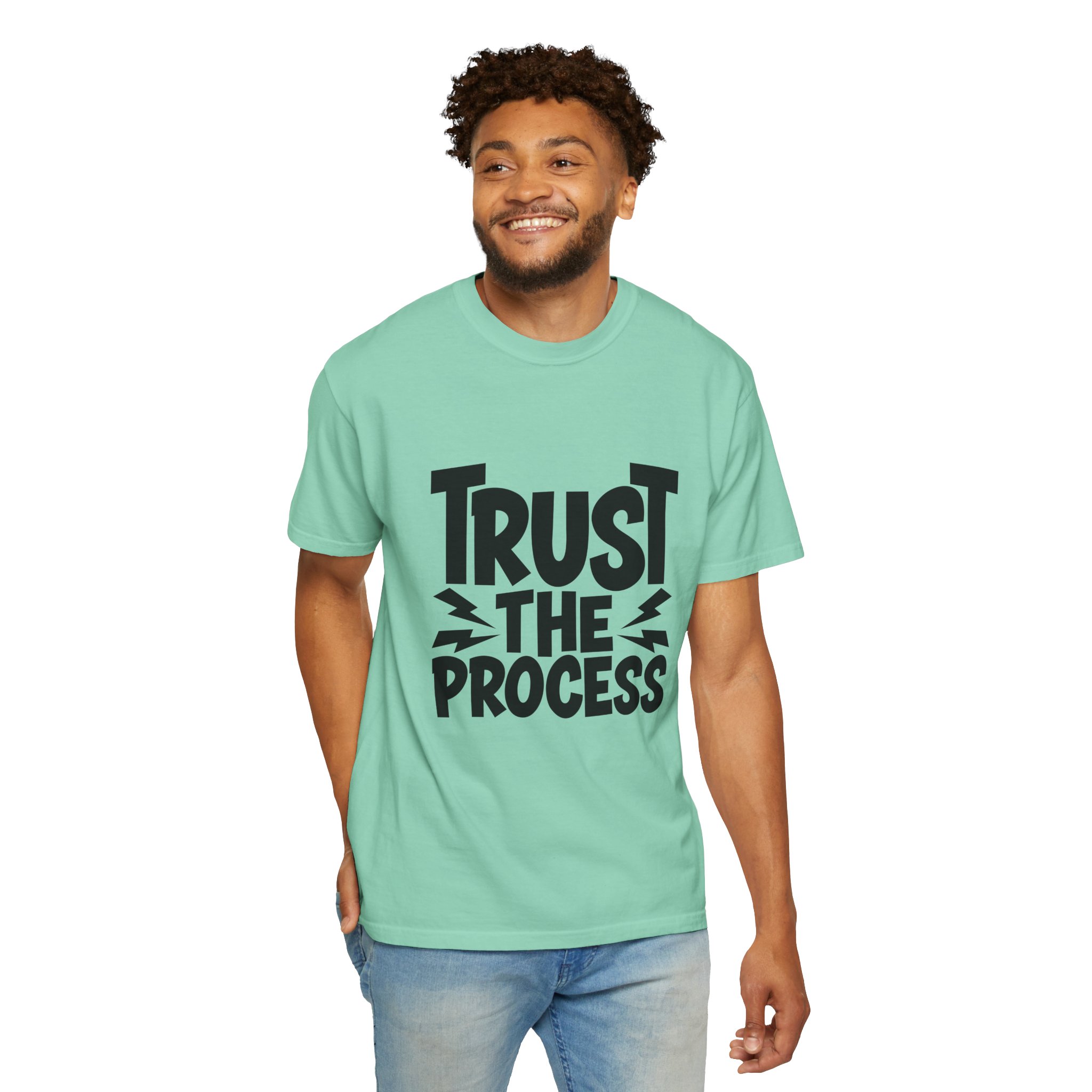 Trust the Process Unisex Garment-Dyed T-shirt, Motivational Tee, Casual Wear, Inspiring Shirt, Everyday Style. - Image 31