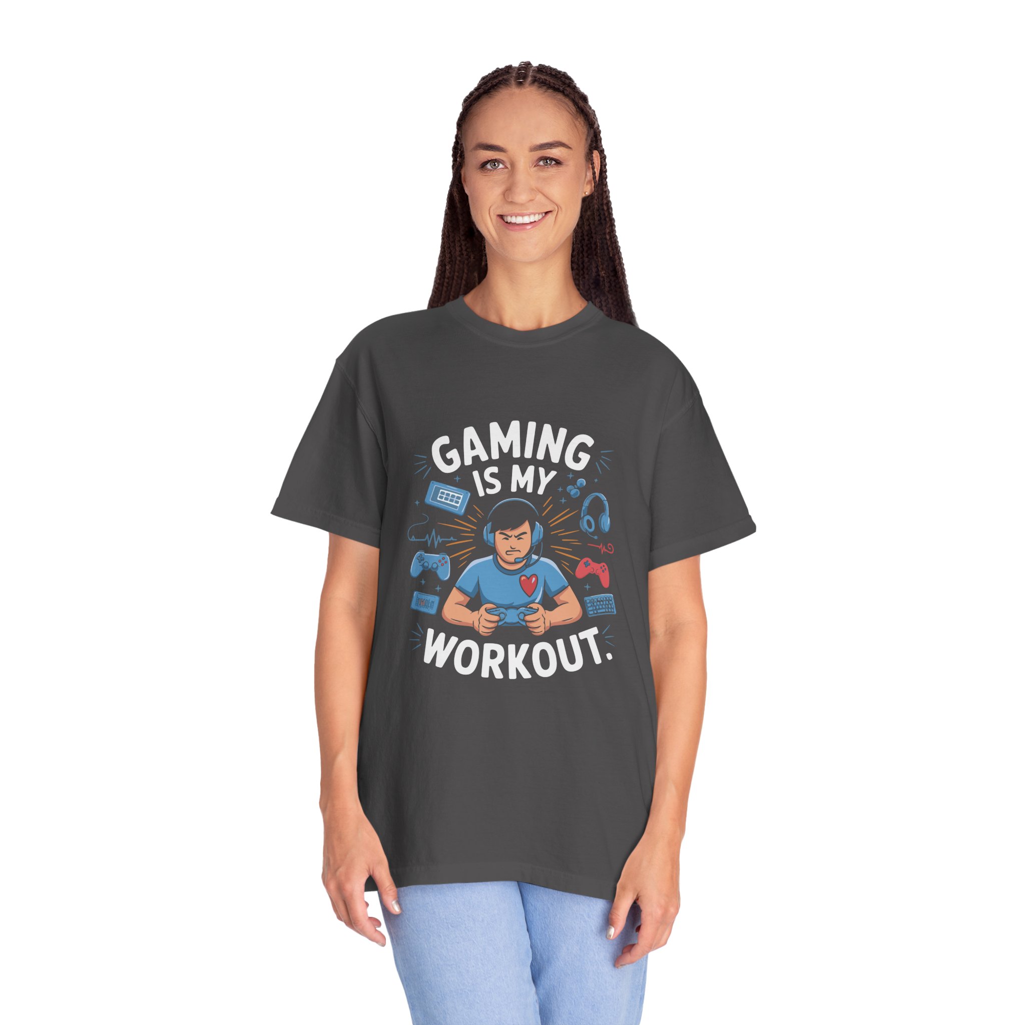 Gaming Workout Unisex T-shirt. - Image 36