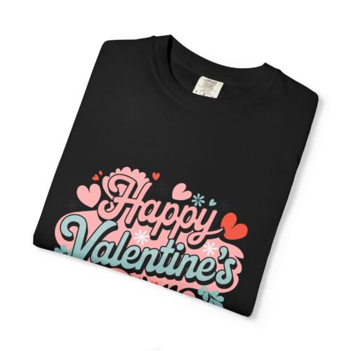 Happy Valentine's Day T-Shirt, Unisex Casual Tee, Love Shirt, Gift for Her/Him, Heart Graphic Tee, - Image 2