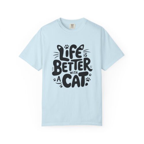 Life is Better with a Cat Unisex Tee, Cat Lover Gift, Animal T-Shirt, Cute Cat Shirt, Casual Wear for Cat Moms, Fun Pet Apparel. - Image 25