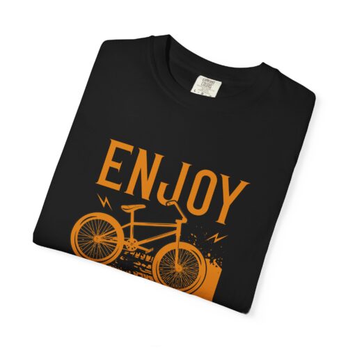 Adventure-Inspired Unisex T-Shirt, Enjoy Your Journey Tee, Cycling Gift, Travel Tee, Summer Casual Wear, Bike Lover Shirt. - Image 10