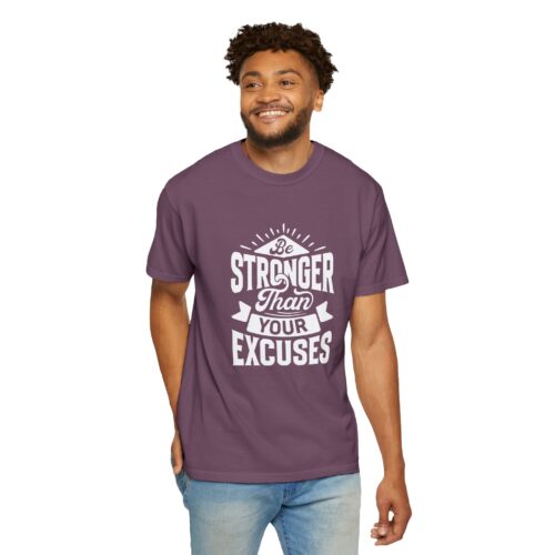 Motivational T-Shirt: Be Stronger Than Your Excuses, Workout Tee, Inspirational Apparel, Gift for Fitness Enthusiasts, Casual Wear. - Image 31