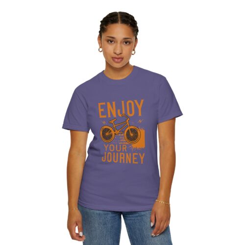 Adventure-Inspired Unisex T-Shirt, Enjoy Your Journey Tee, Cycling Gift, Travel Tee, Summer Casual Wear, Bike Lover Shirt. - Image 53