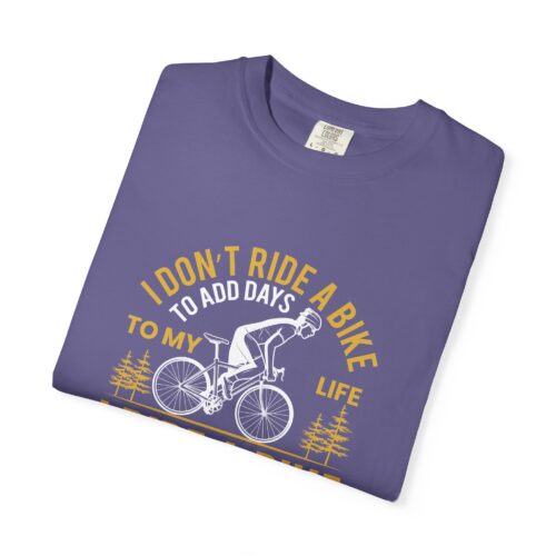 Adventure Awaits Garment-Dyed T-Shirt | Bike Lovers Gift, Outdoor Enthusiast Tee, Cycling Apparel, Unisex Casual Wear. - Image 50
