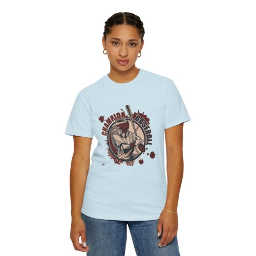 Championship Baseball T-Shirt for Sports Lovers, Unisex Garment-Dyed Tee for Athletes, Perfect Gift for Baseball Fans, Casual Wear. - Image 45