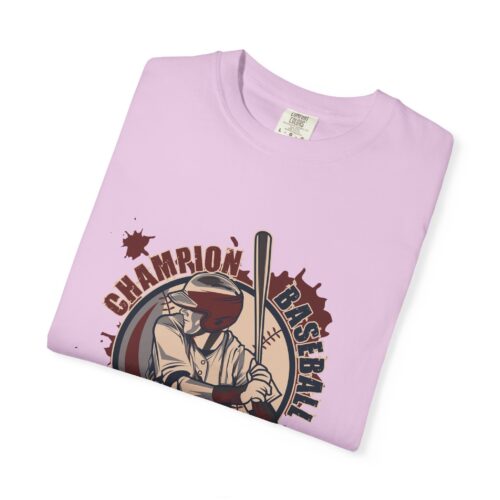 Championship Baseball T-Shirt for Sports Lovers, Unisex Garment-Dyed Tee for Athletes, Perfect Gift for Baseball Fans, Casual Wear. - Image 34