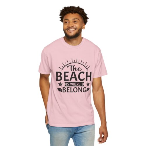 Beach Lover's Unisex T-Shirt, Summer Vibes Shirt, Casual Beachwear, Vacation Tee, Gift for Beach Enthusiasts, Coastal Celebration Apparel. - Image 7