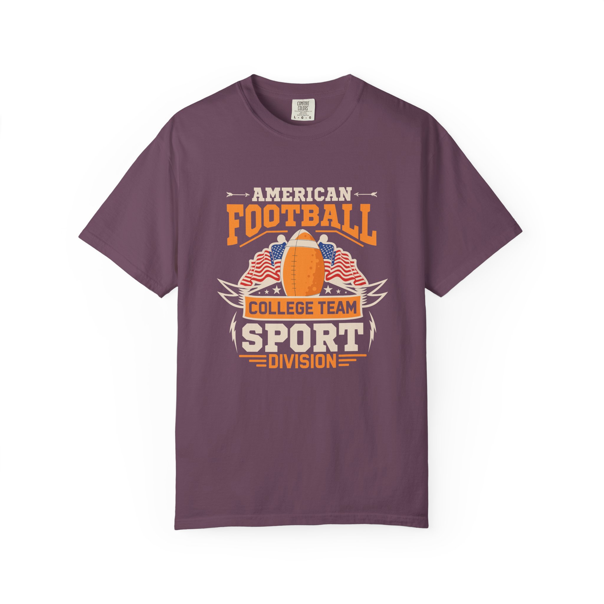 American Football Unisex Garment-Dyed T-Shirt, Perfect for Game Day, Sports Fan Gift, Tailgate Party, College Team Merchandise. - Image 17