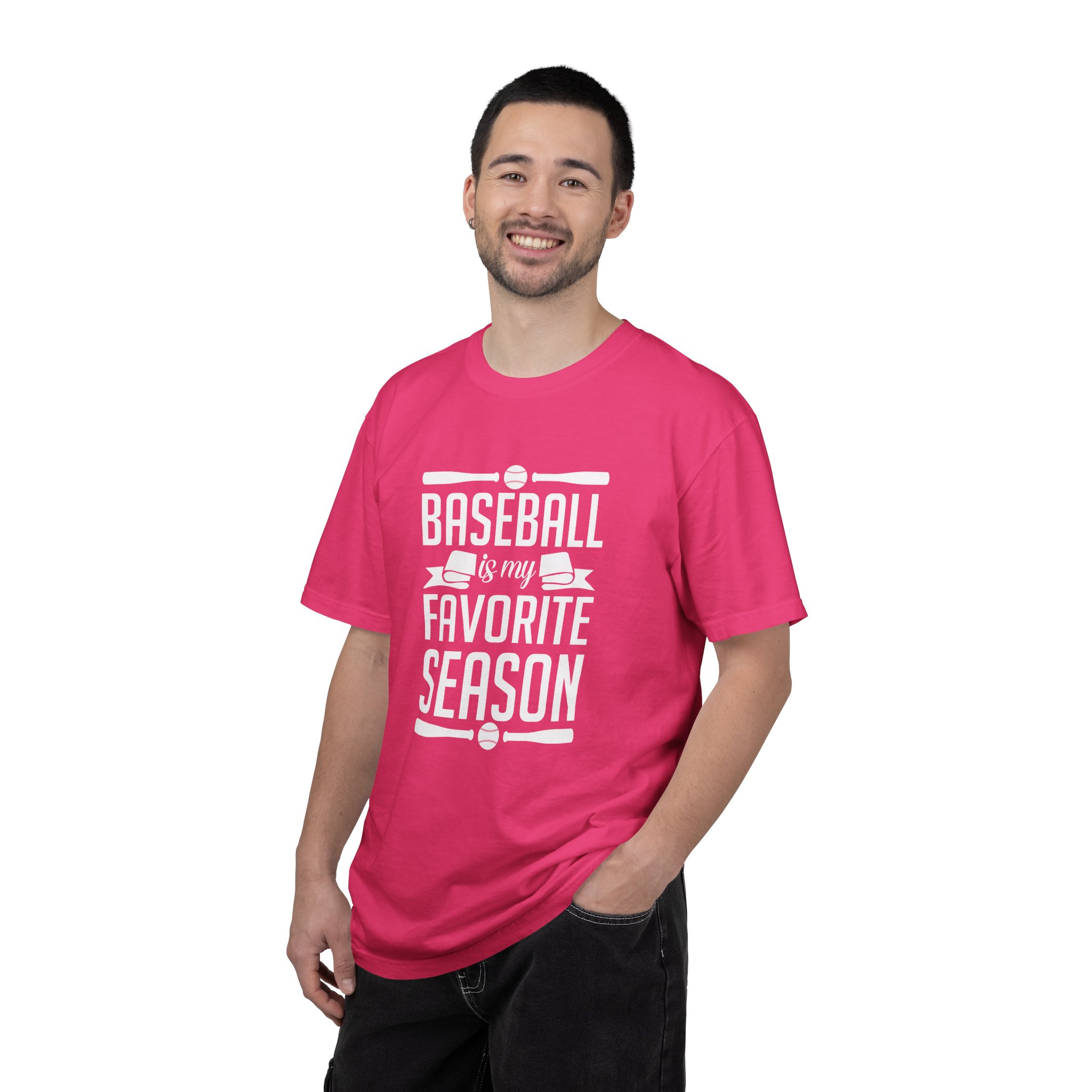 Baseball Favorite Season T-Shirt, Unisex Garment-Dyed Tee, Sporty Apparel, Gift for Baseball Lovers, Summer Wear, Casual Style. - Image 51