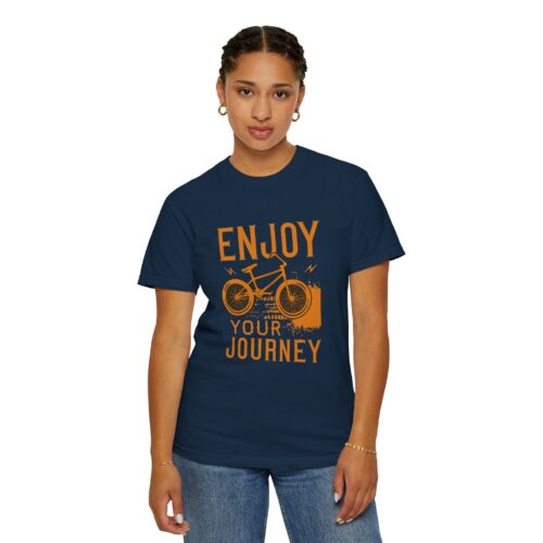 Adventure-Inspired Unisex T-Shirt, Enjoy Your Journey Tee, Cycling Gift, Travel Tee, Summer Casual Wear, Bike Lover Shirt. - Image 37