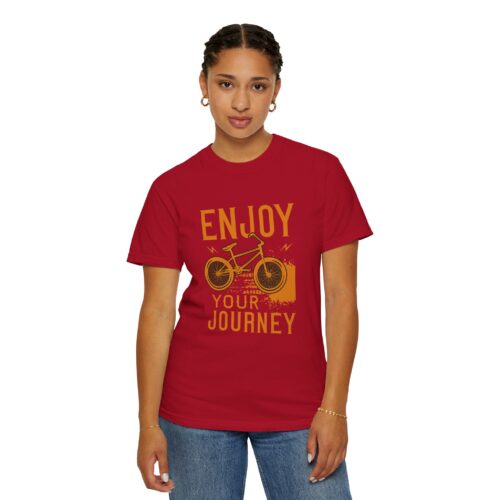 Adventure-Inspired Unisex T-Shirt, Enjoy Your Journey Tee, Cycling Gift, Travel Tee, Summer Casual Wear, Bike Lover Shirt. - Image 29