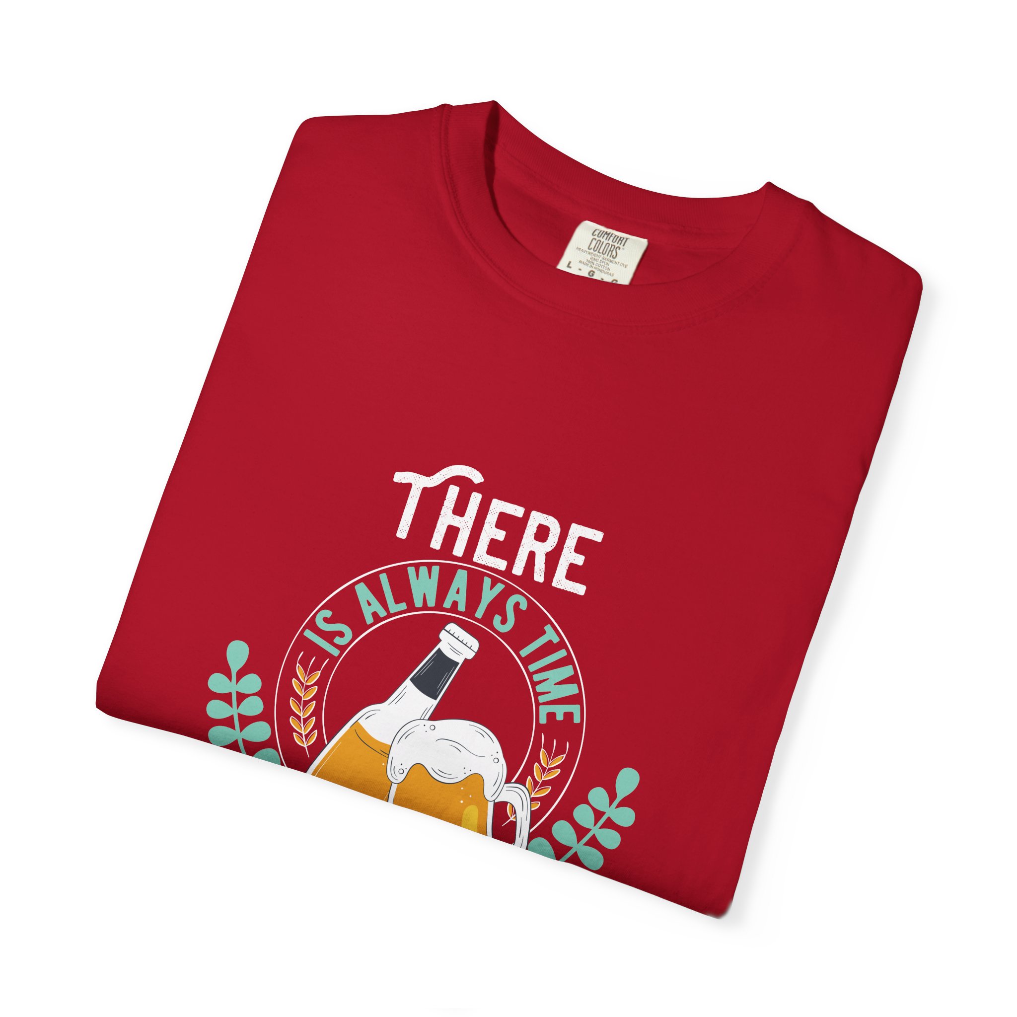Beer Lover's Garment-Dyed T-Shirt | Fun Gift for Brewers, Birthdays, Gatherings, Summer Parties, Casual Wear. - Image 18