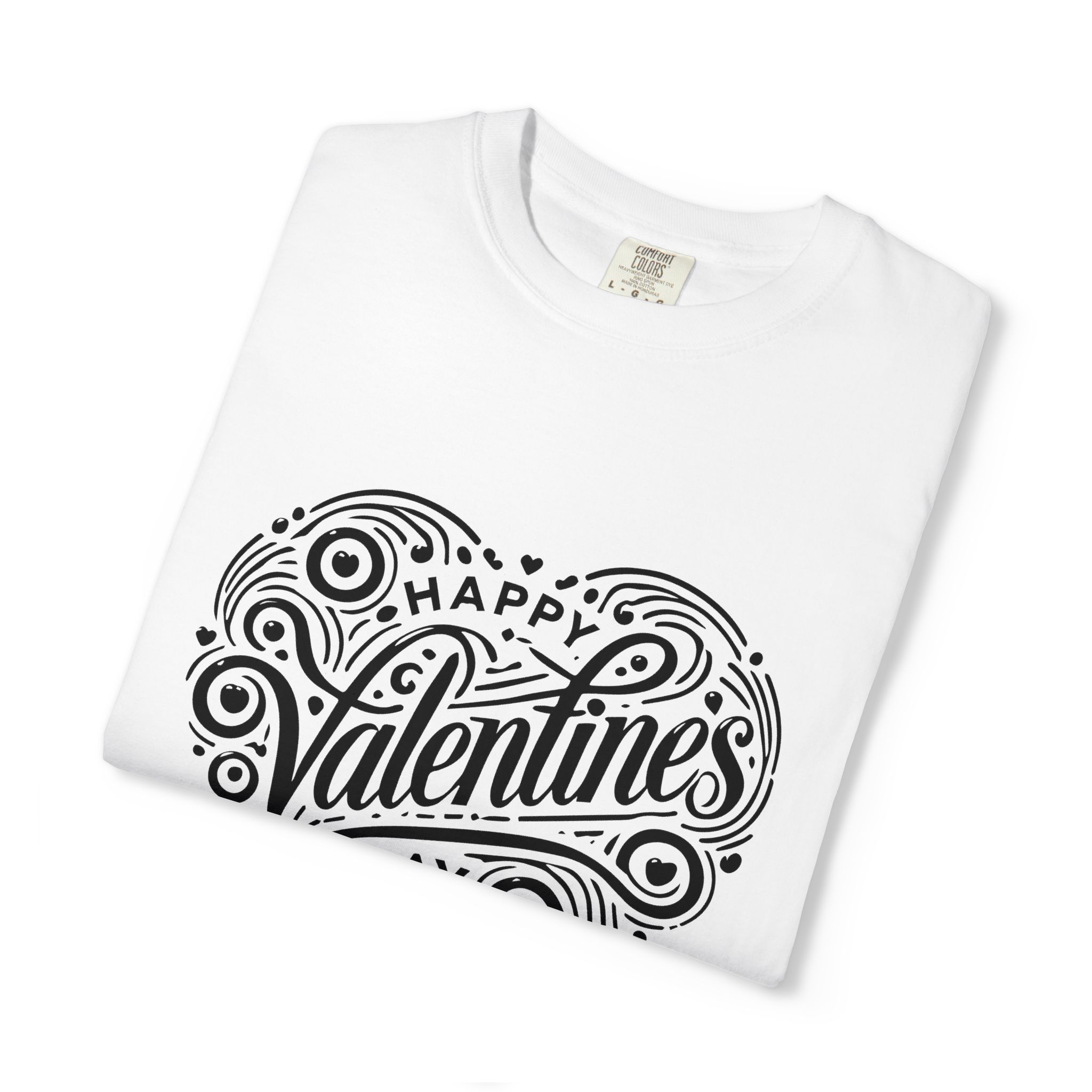 Valentine's Day Heart T-Shirt, Unisex Gift for Couples, Cute Love Tee, Casual Wear, Romantic Apparel. - Image 10