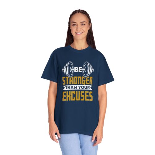 Motivational Fitness T-Shirt, Be Stronger Than Your Excuses, Workout Gear, Gym Shirt, Inspirational Apparel. - Image 4