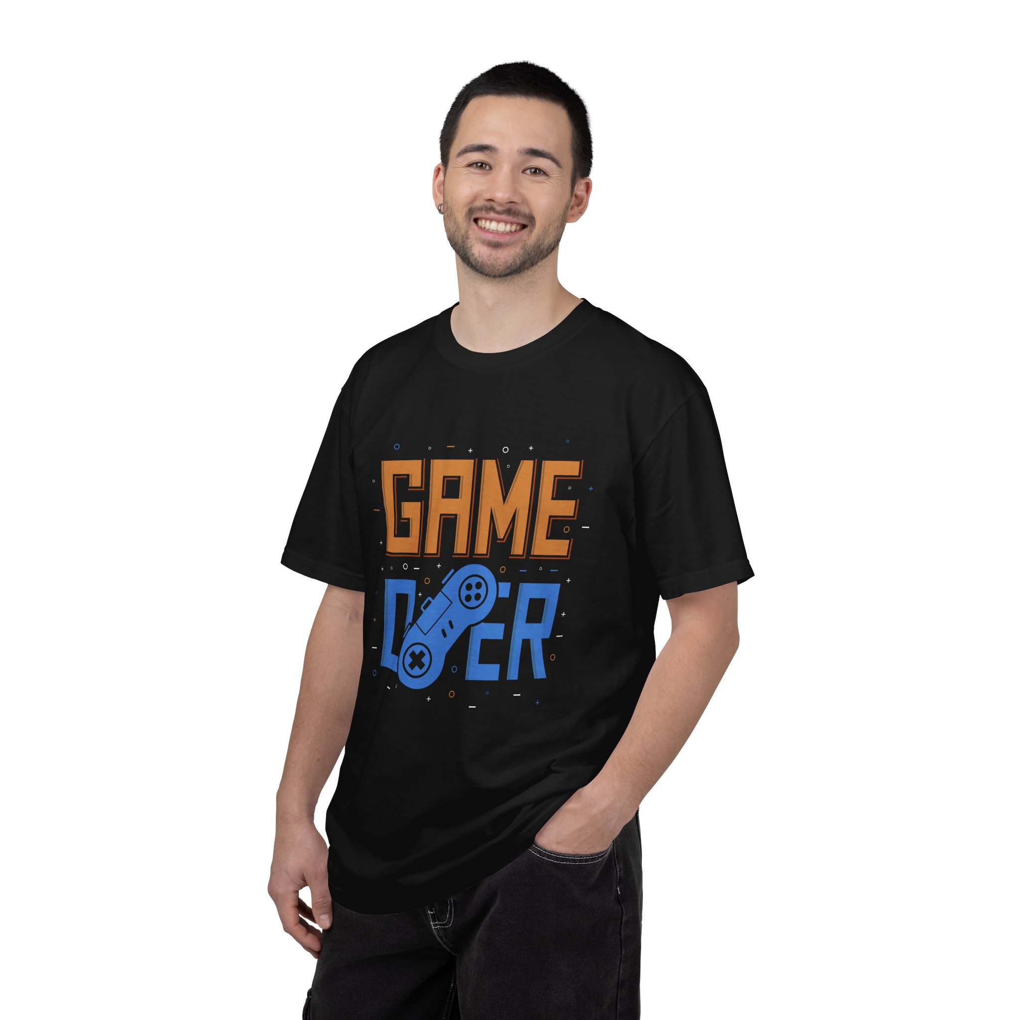 Game Over Unisex Garment-Dyed T-Shirt, Gamer Gift, PlayStation Tee, Retro Gaming Shirt, Casual Wear, Birthday Present. - Image 11