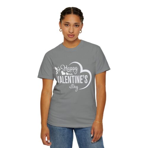 Unisex Garment-Dyed T-shirt for Valentine's Day, Cute Couple Shirt, Love-themed Tee, Perfect Gift, Holiday Apparel. - Image 13