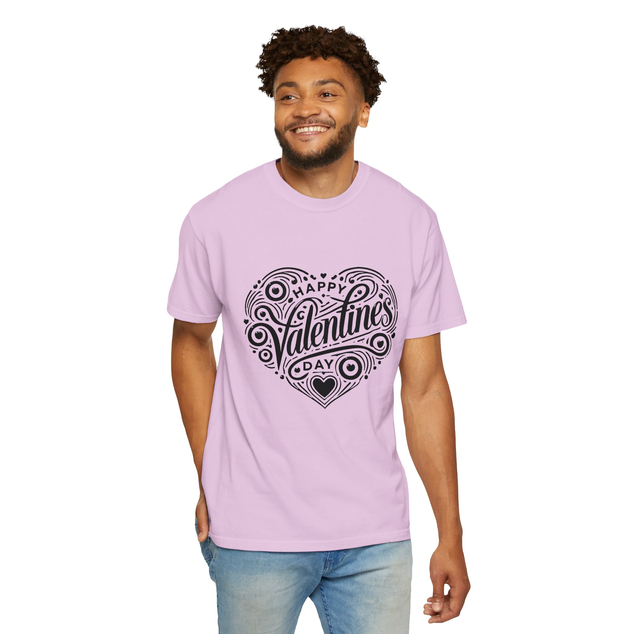Valentine's Day Heart T-Shirt, Unisex Gift for Couples, Cute Love Tee, Casual Wear, Romantic Apparel. - Image 23
