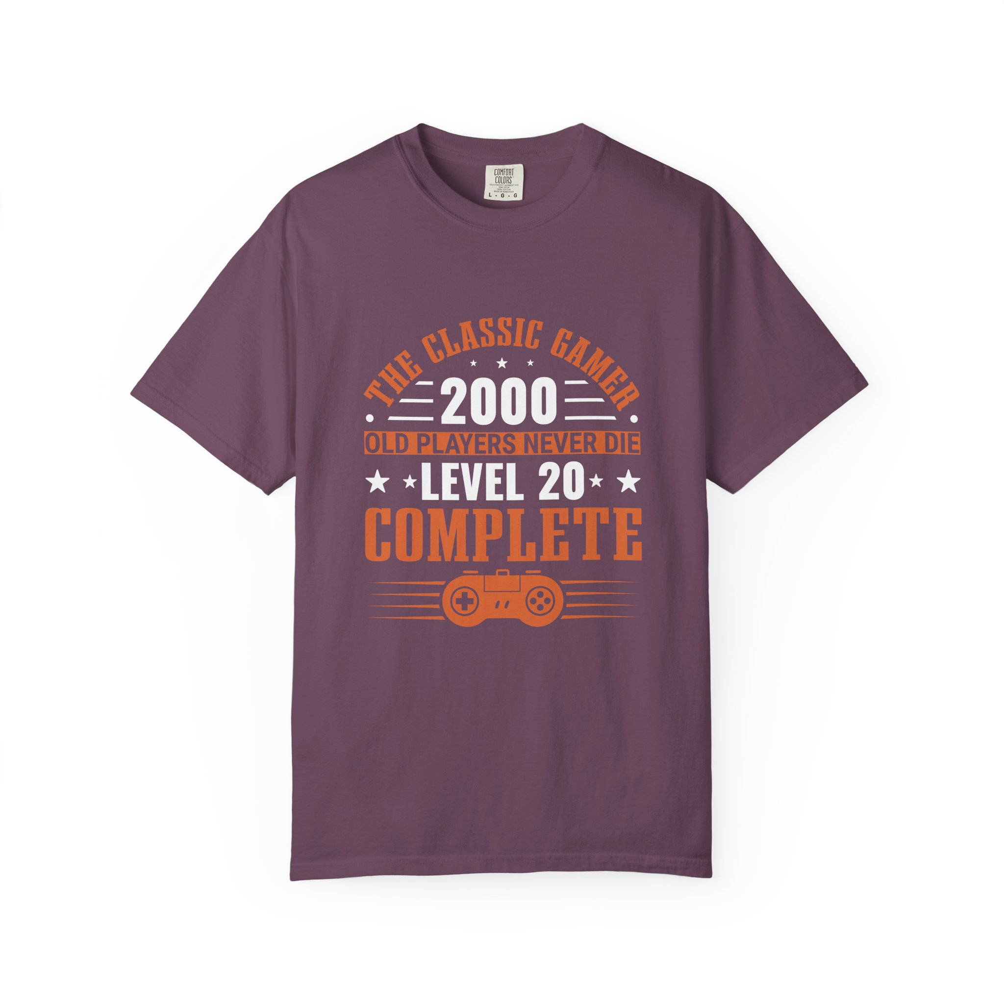 Gamer Level 20 T-Shirt, Retro Gaming Tee, Unisex Graphic Shirt, Funny Gift for Gamers, Video Game Lover Apparel. - Image 17