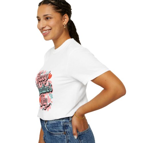 Happy Valentine's Day T-Shirt, Unisex Casual Tee, Love Shirt, Gift for Her/Him, Heart Graphic Tee, - Image 14
