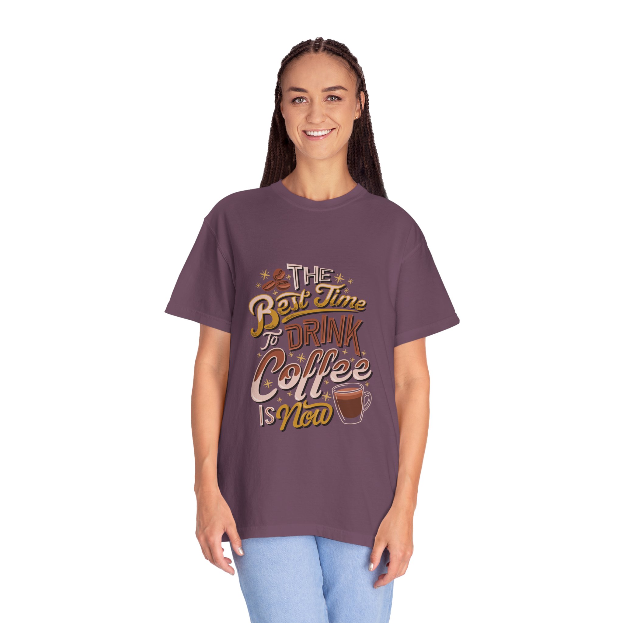 Coffee Lovers Unisex Garment-Dyed T-Shirt | Perfect Gift for Baristas, Coffee Enthusiasts, Casual Wear, Unique Coffee Shirt - Image 44