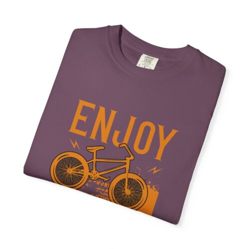 Adventure-Inspired Unisex T-Shirt, Enjoy Your Journey Tee, Cycling Gift, Travel Tee, Summer Casual Wear, Bike Lover Shirt. - Image 18
