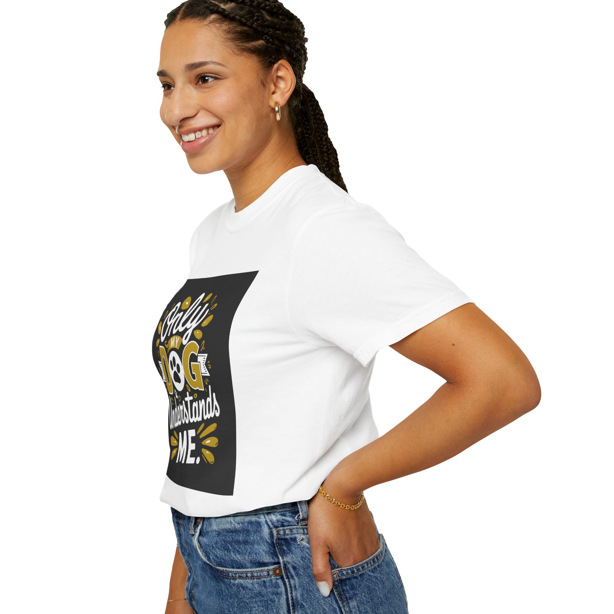 Dog Lover's Unisex T-shirt - Only My Dog Understands Me - Funny Pet Shirt, Dog Owner Gift, Tee, Gift for Dog Lovers, - Image 6