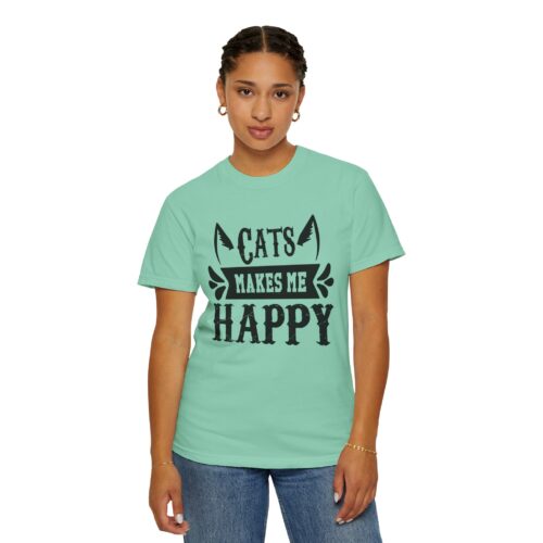 Cats Make Me Happy Unisex T-Shirt, Cat Lover Gift, Funny Tee, Animal Lovers Apparel, Gift for Her. - Image 29