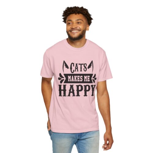 Cats Make Me Happy Unisex T-Shirt, Cat Lover Gift, Funny Tee, Animal Lovers Apparel, Gift for Her. - Image 47