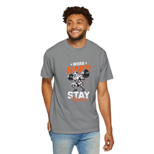 Work Hard Stay Humble T-Shirt | Fitness Lifestyle Tee, Casual Wear, Gift for Gym Lovers, Motivational Tee, Unisex Apparel. - Image 13