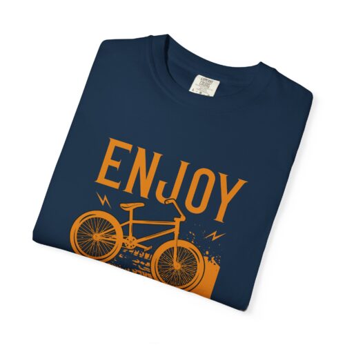 Adventure-Inspired Unisex T-Shirt, Enjoy Your Journey Tee, Cycling Gift, Travel Tee, Summer Casual Wear, Bike Lover Shirt. - Image 34