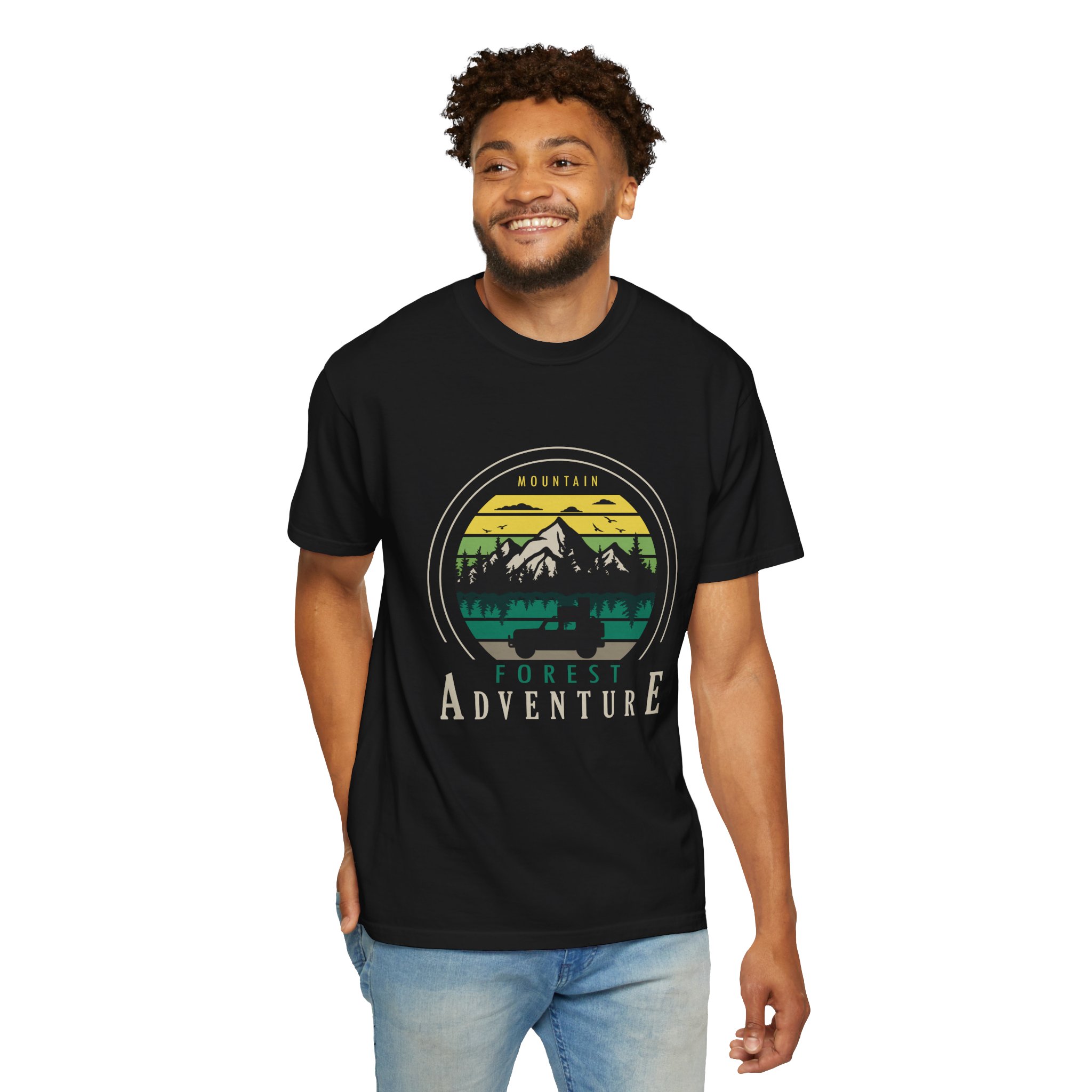 Adventure Forest Unisex T-shirt, Nature Lover Shirt, Travel Tee, Outdoor Apparel, Gift for Hikers, Casual Wear. - Image 7