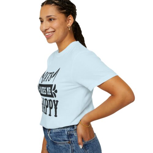 Cats Make Me Happy Unisex T-Shirt, Cat Lover Gift, Funny Tee, Animal Lovers Apparel, Gift for Her. - Image 38