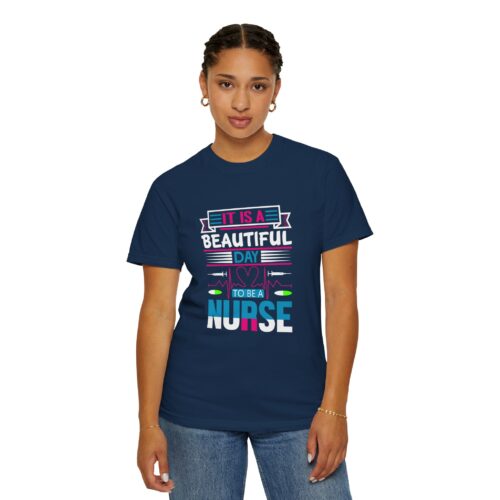 Nurse Appreciation T-shirt - It's a Beautiful Day to Be a Nurse, Gift for Nurses, Medical Professional Tee, Healthcare Worker Shirt. - Image 5