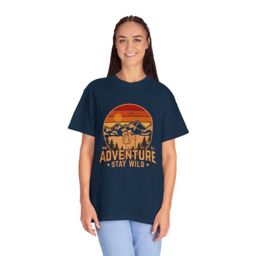 Adventure Graphic T-Shirt | Stay Wild Tee for Nature Lovers | Unisex Casual Wear, Camping Gift, Outdoor Enthusiast Apparel. - Image 4