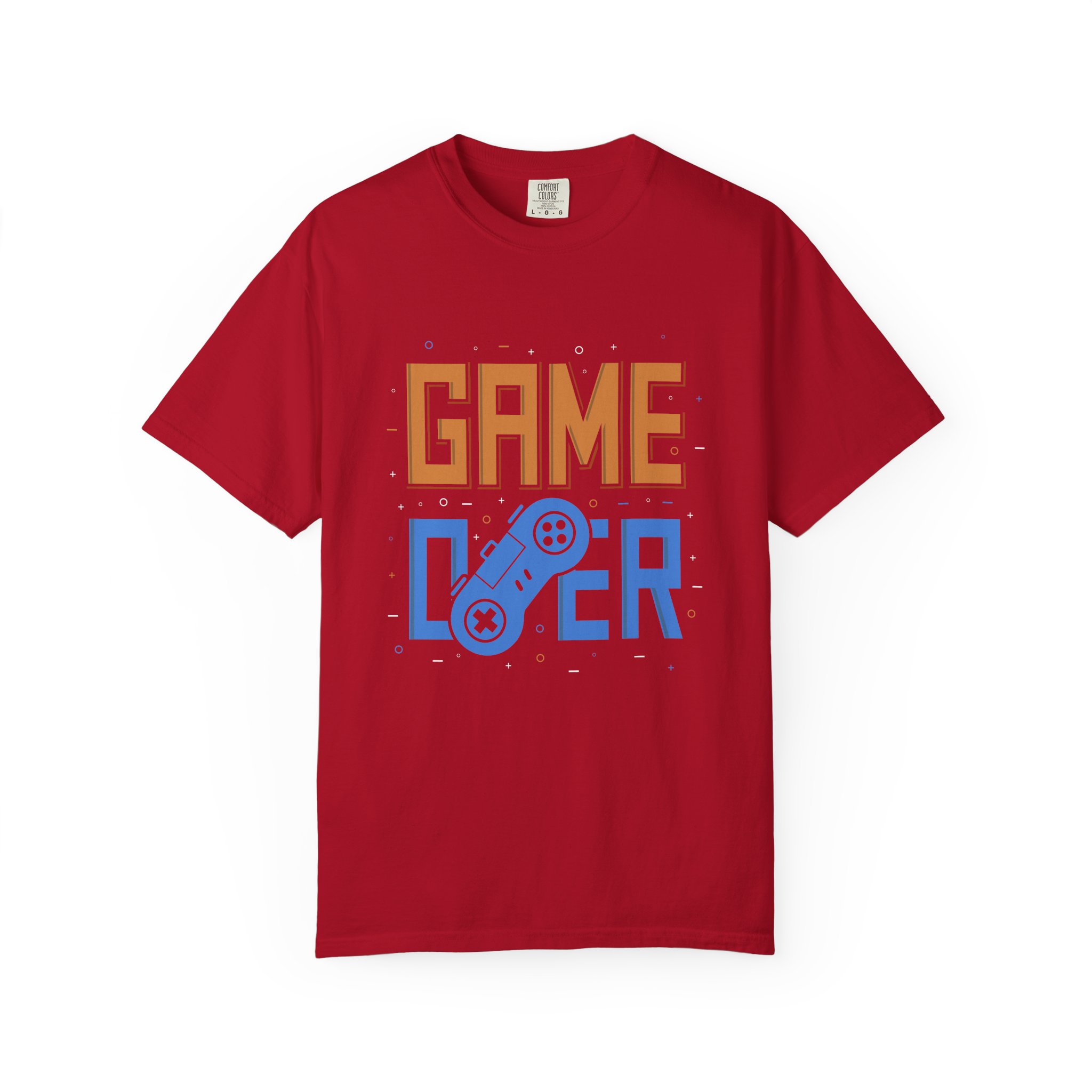Game Over Unisex Garment-Dyed T-Shirt, Gamer Gift, PlayStation Tee, Retro Gaming Shirt, Casual Wear, Birthday Present. - Image 25