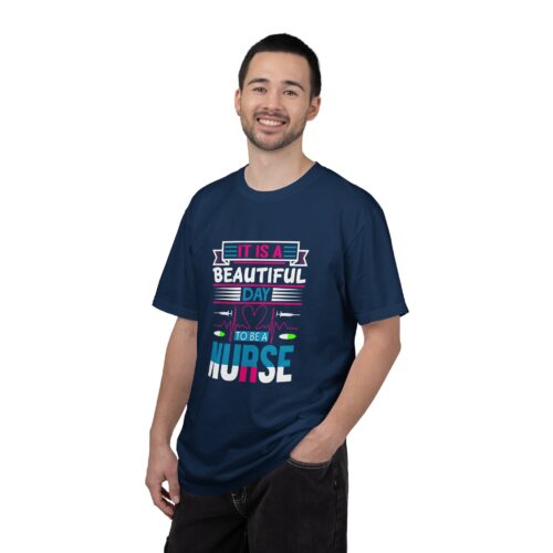 Nurse Appreciation T-shirt - It's a Beautiful Day to Be a Nurse, Gift for Nurses, Medical Professional Tee, Healthcare Worker Shirt. - Image 3