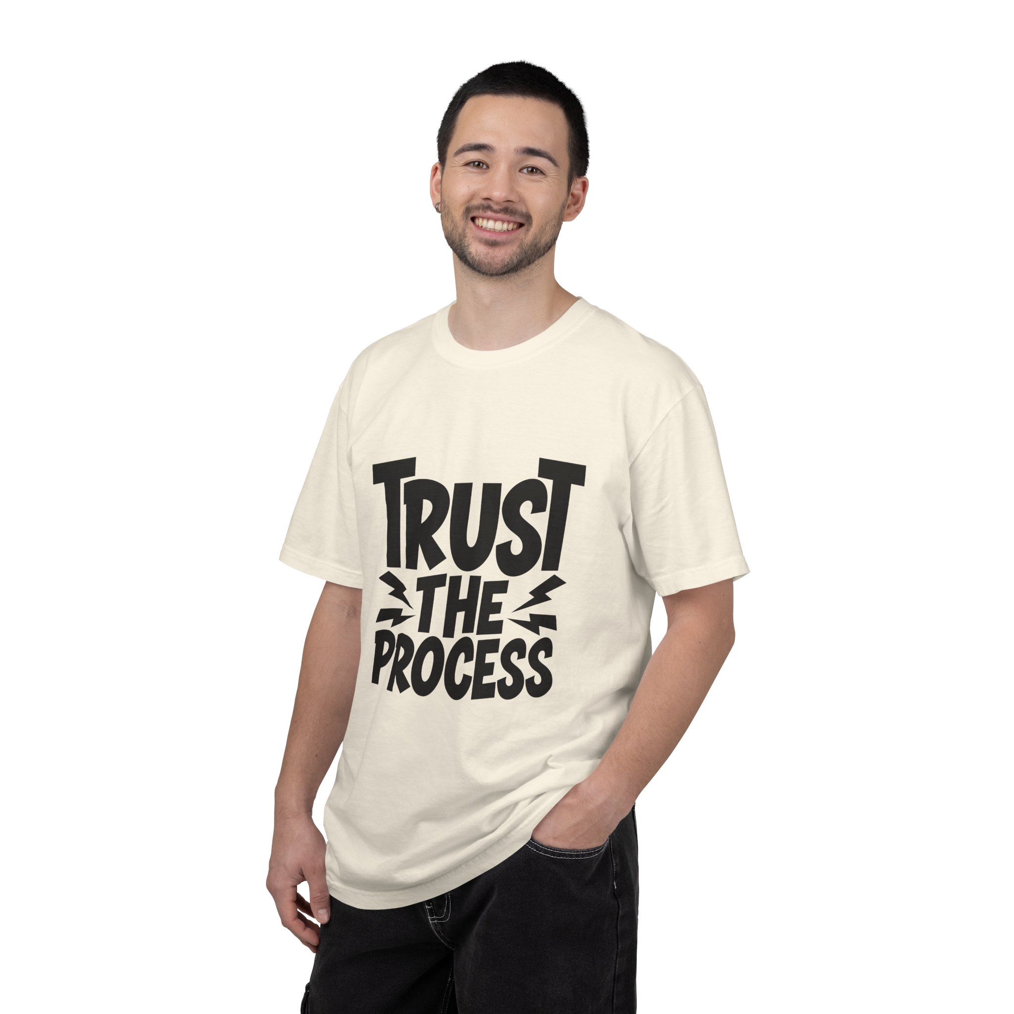 Trust the Process Unisex Garment-Dyed T-shirt, Motivational Tee, Casual Wear, Inspiring Shirt, Everyday Style. - Image 19
