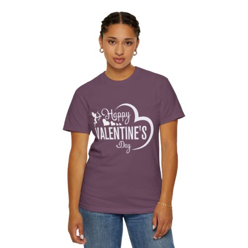 Unisex Garment-Dyed T-shirt for Valentine's Day, Cute Couple Shirt, Love-themed Tee, Perfect Gift, Holiday Apparel. - Image 29