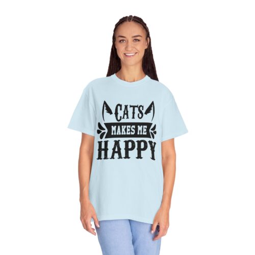 Cats Make Me Happy Unisex T-Shirt, Cat Lover Gift, Funny Tee, Animal Lovers Apparel, Gift for Her. - Image 36